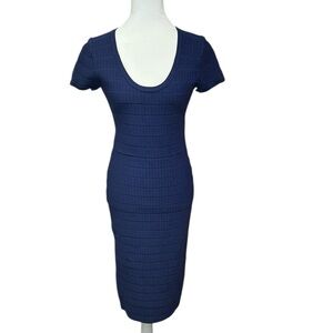 Michael Kors Bandage Dress Blue